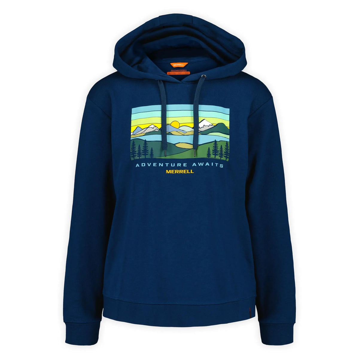 Women's Await Adventure Semi-Cropped Graphic Hoody - US 4327