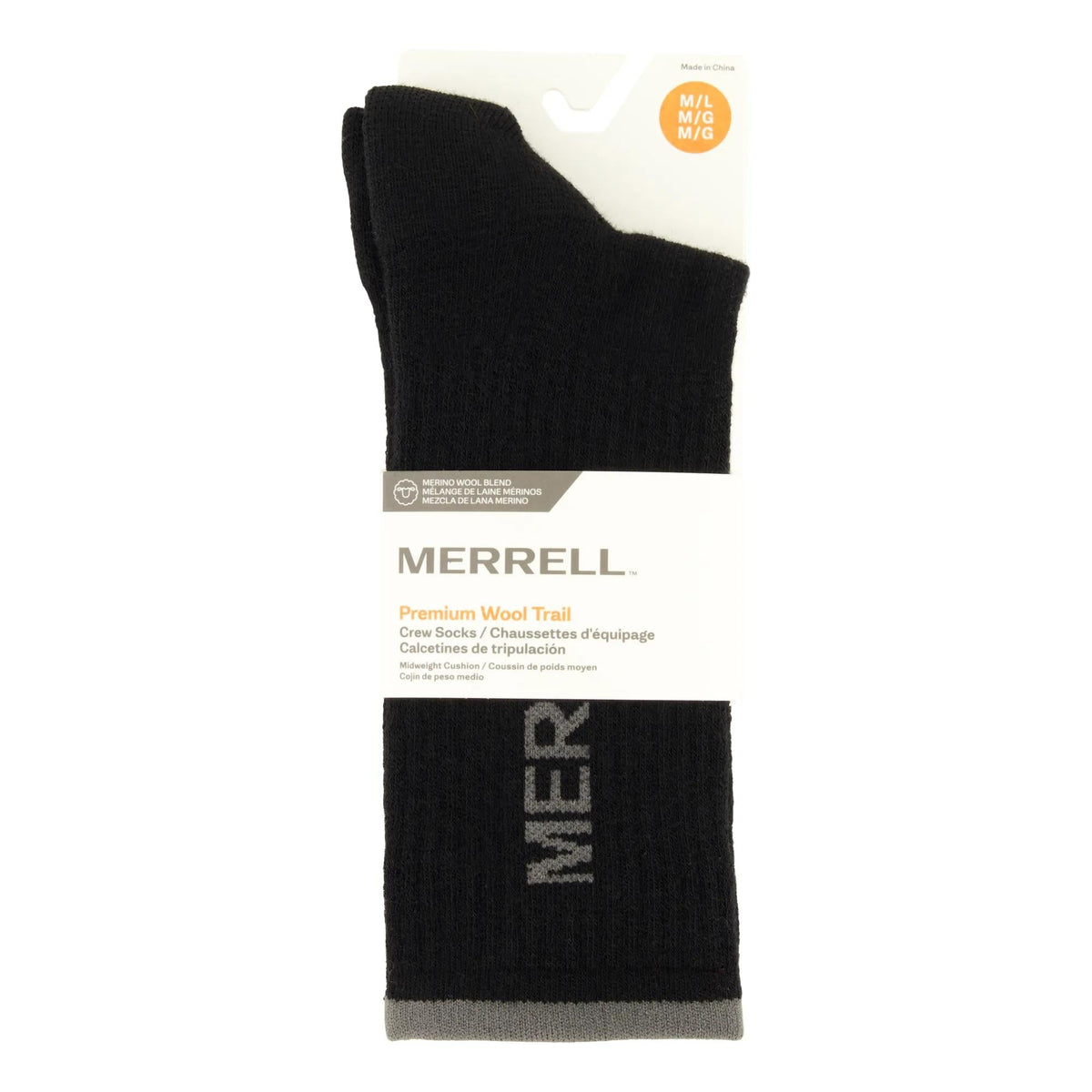 Premium Wool Trail Crew Sock - US 8067