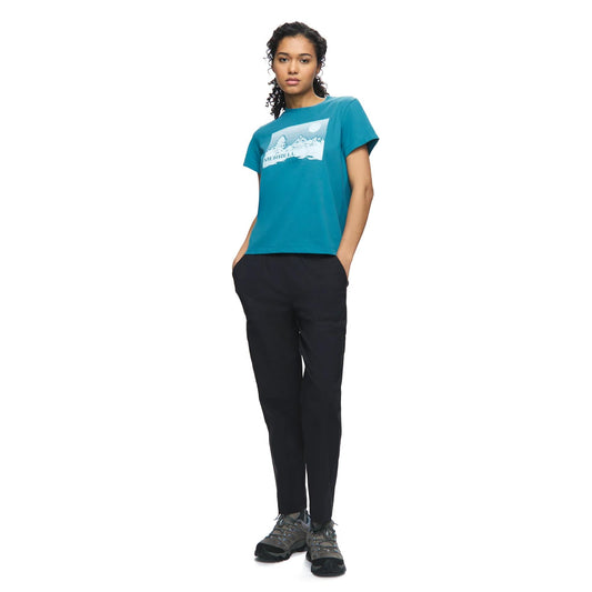 Women's Stripe Landscape Graphic Crew Tee - US 5445