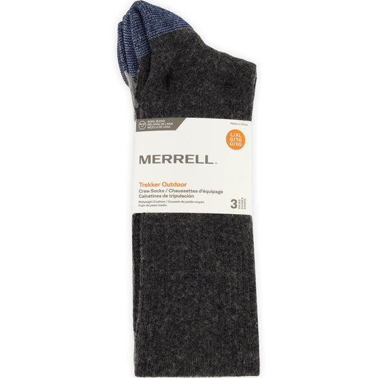 Trekker Outdoor Crew Sock 3 Pack - US 8892