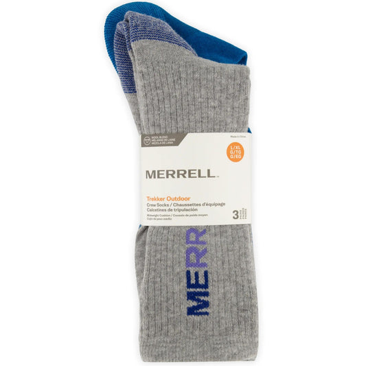 Trekker Outdoor Crew Sock 3 Pack - US 9743
