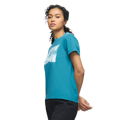 Women's Stripe Landscape Graphic Crew Tee - US 5445