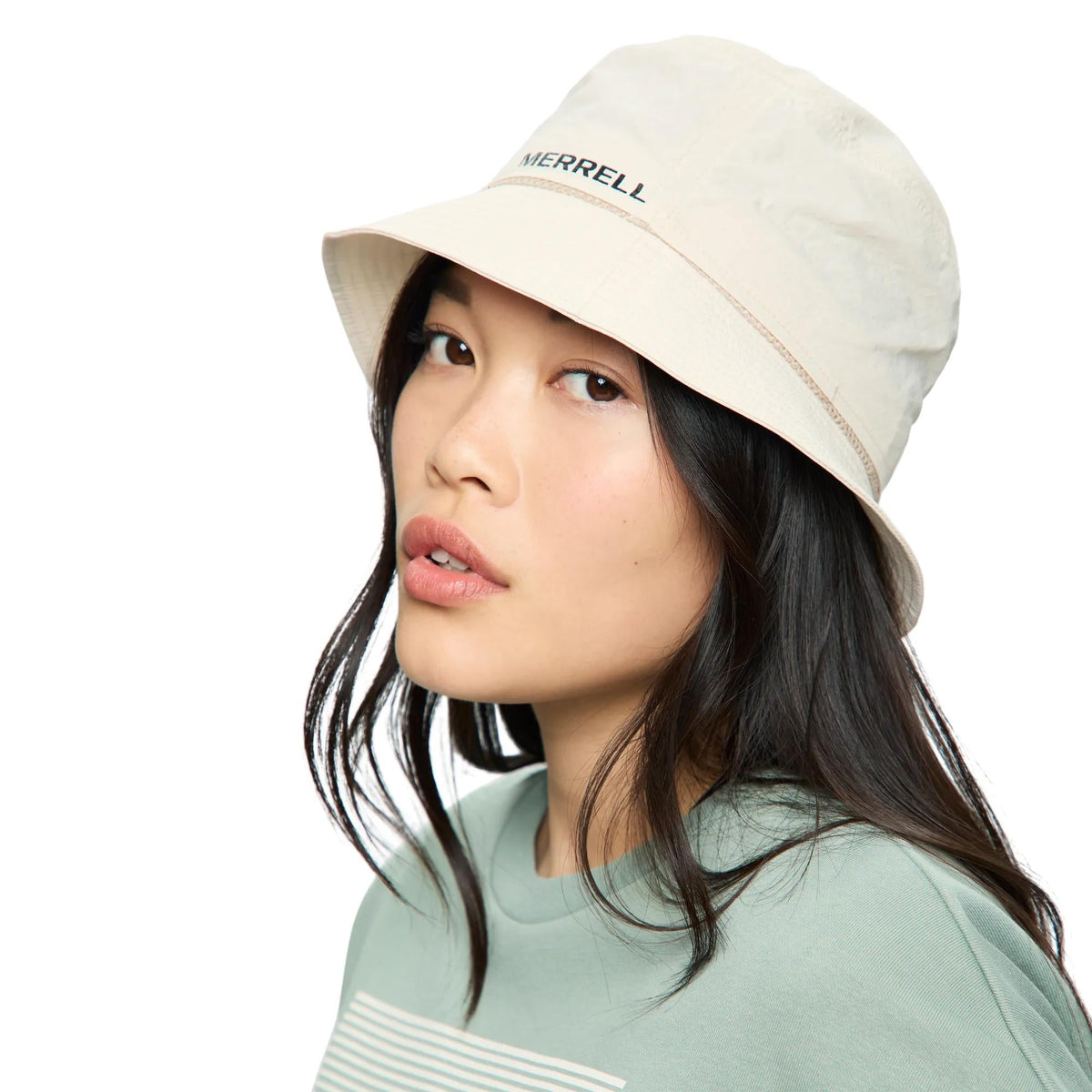 Linear Logo Bucket Cap - US 8186