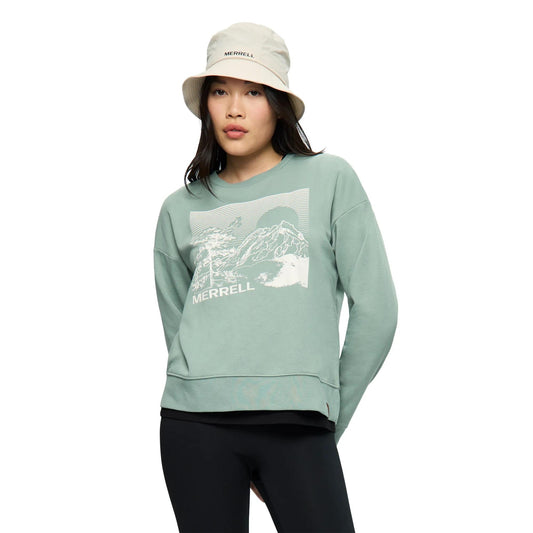 Women's Serenity Graphic Crew - US 7100