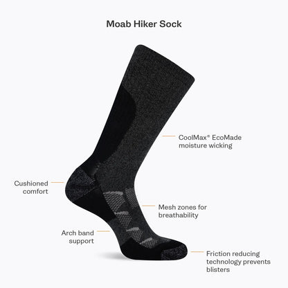 Moab Hiking Quarter Sock - US 2274