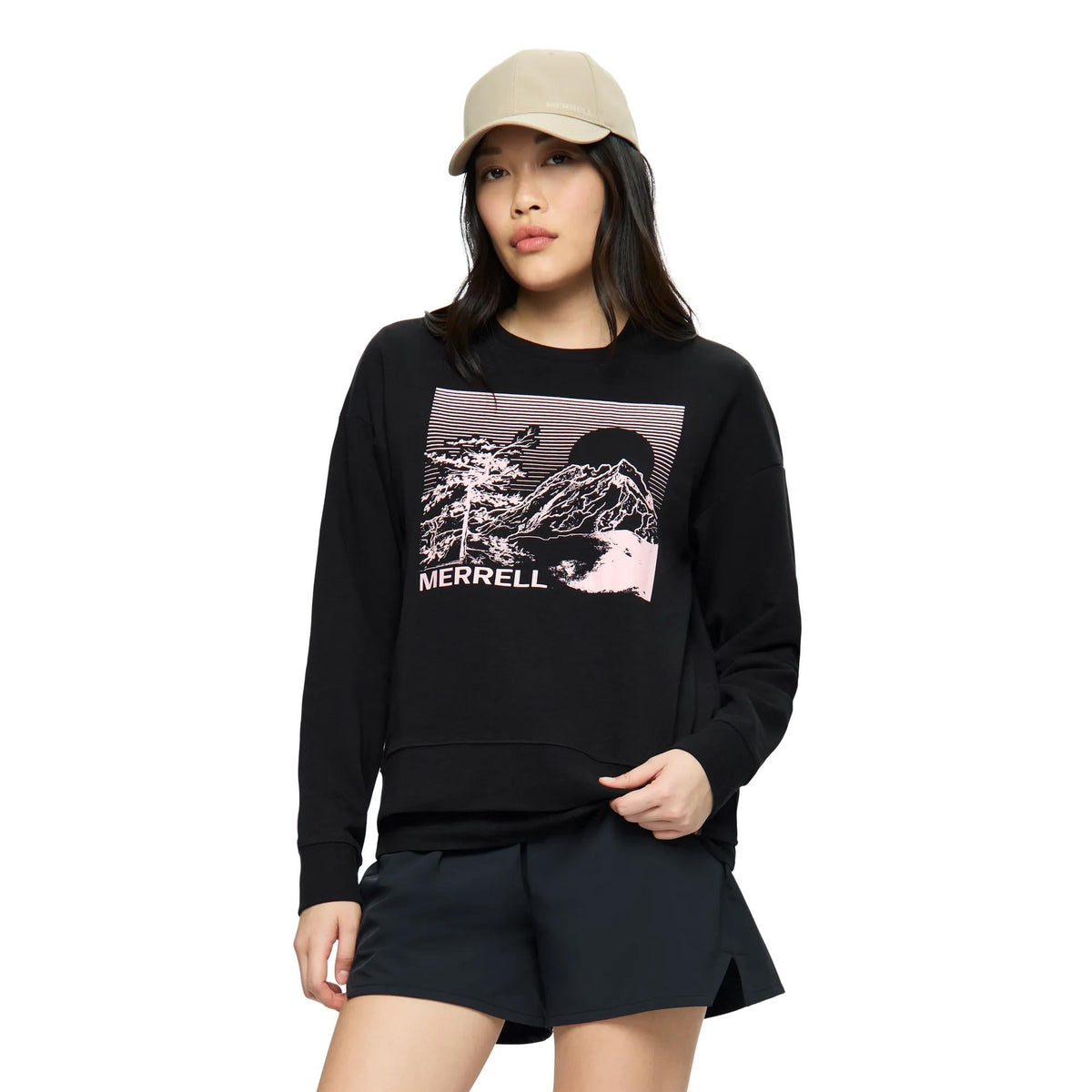 Women's Serenity Graphic Crew - US 4623