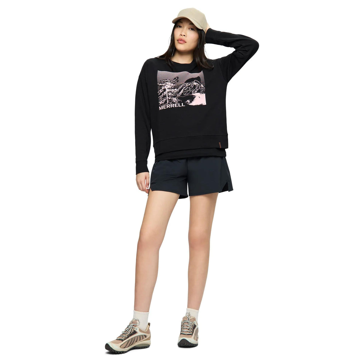 Women's Serenity Graphic Crew - US 4623