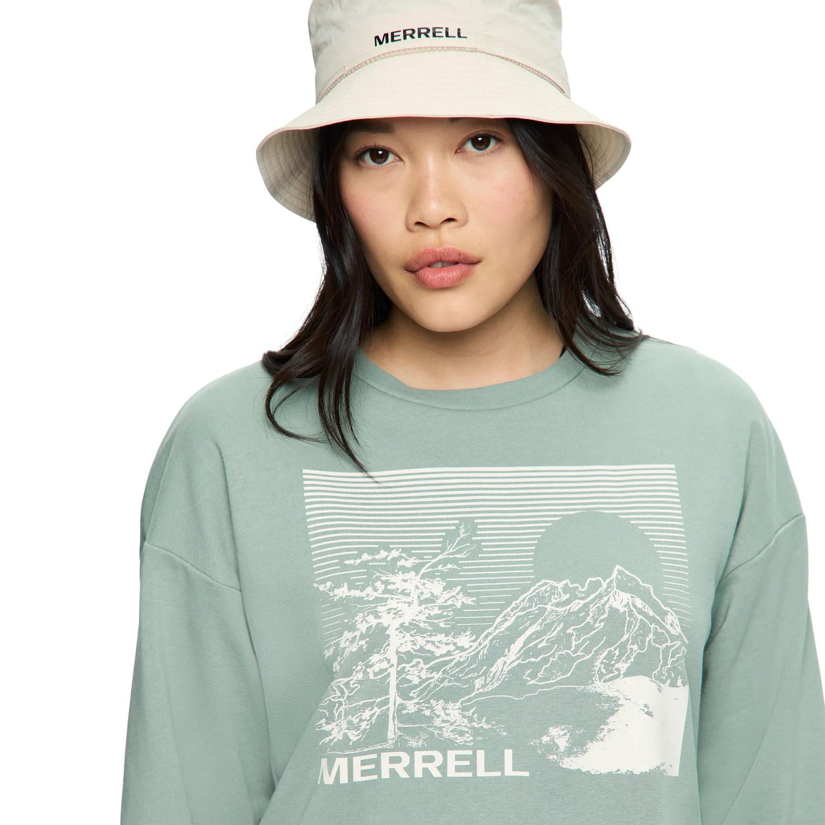 Women's Serenity Graphic Crew - US 7100