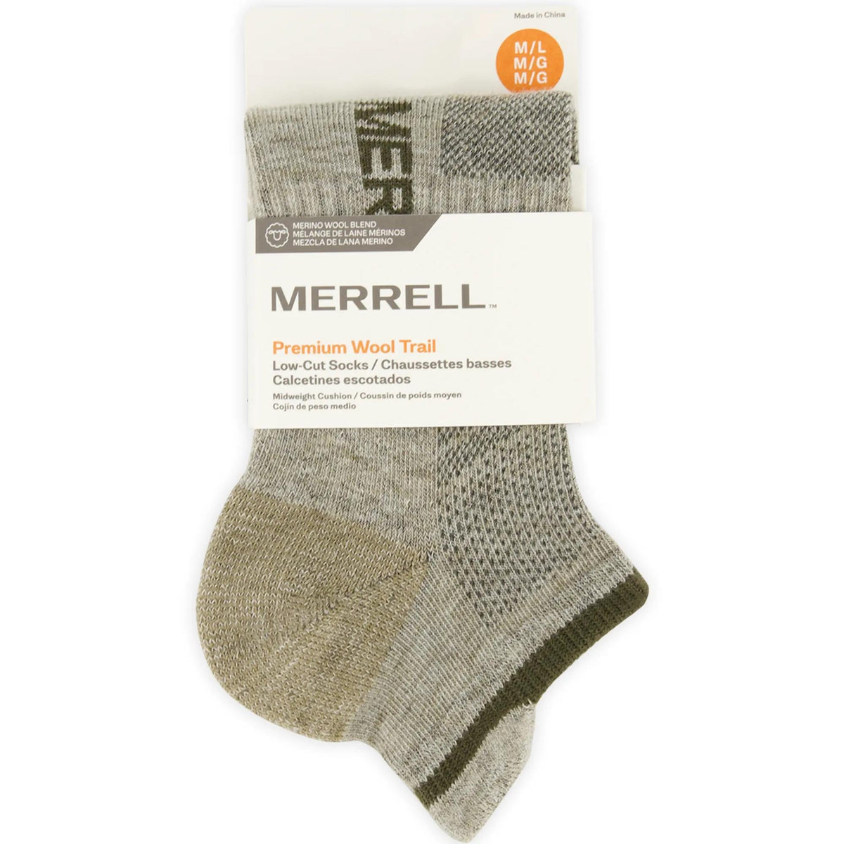 Premium Wool Trail Low Cut Sock - US 2711